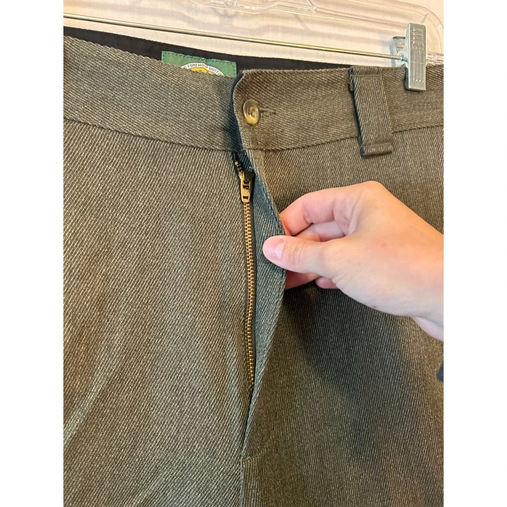 Cabelas Outdoor Gear Mens 38 100% Wool Pants Olive Green Hunting Trousers 2753